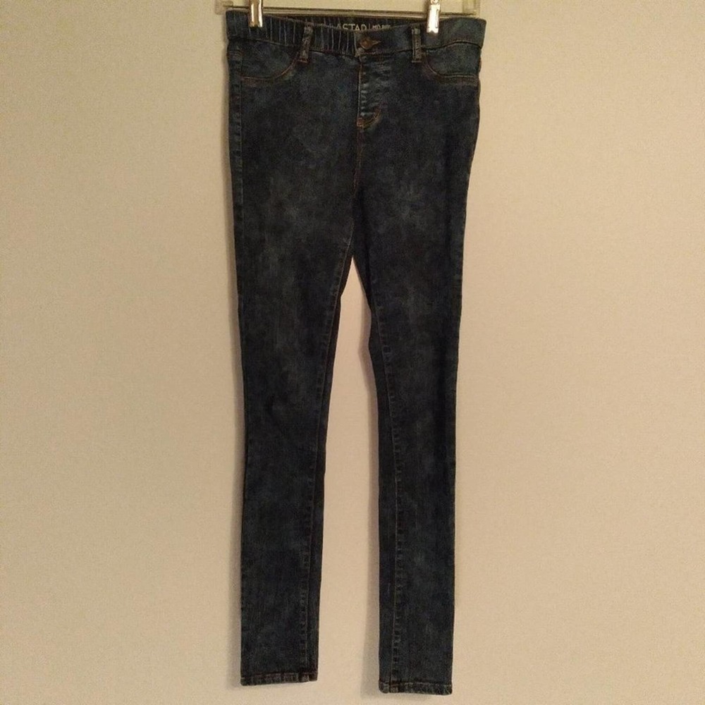 Vanilla Star Acid Wash Skinny Jegging Jeans Stretch Size 1 Vintage